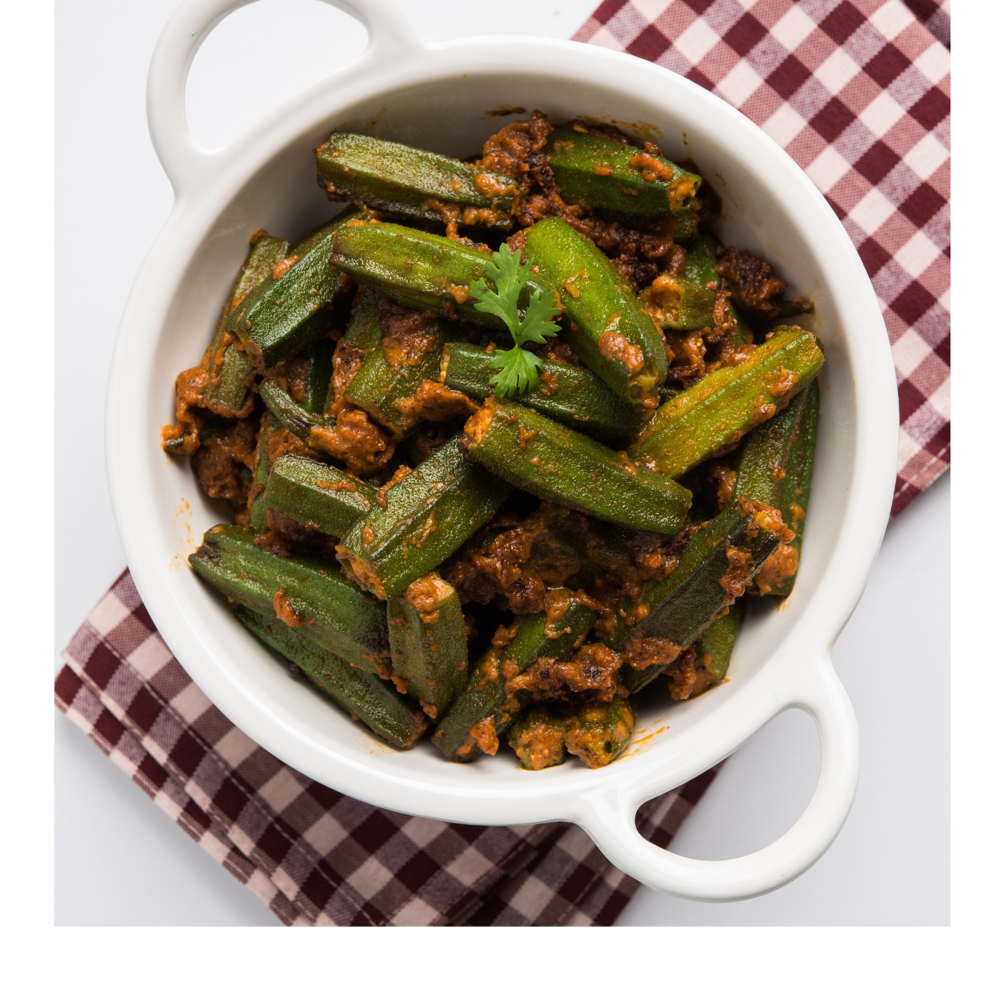 Bhindi without Gosht