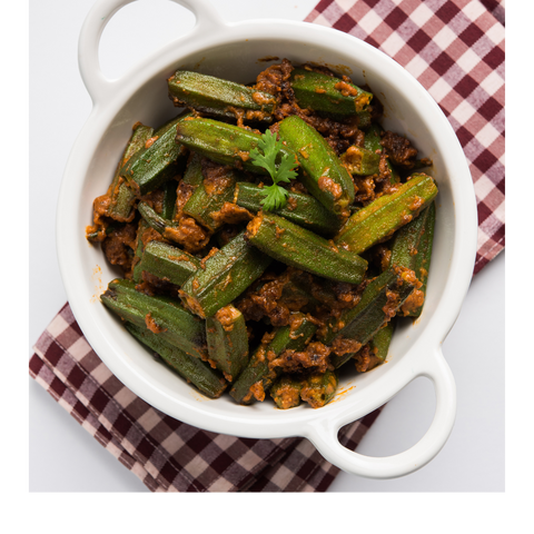 Bhindi without Gosht